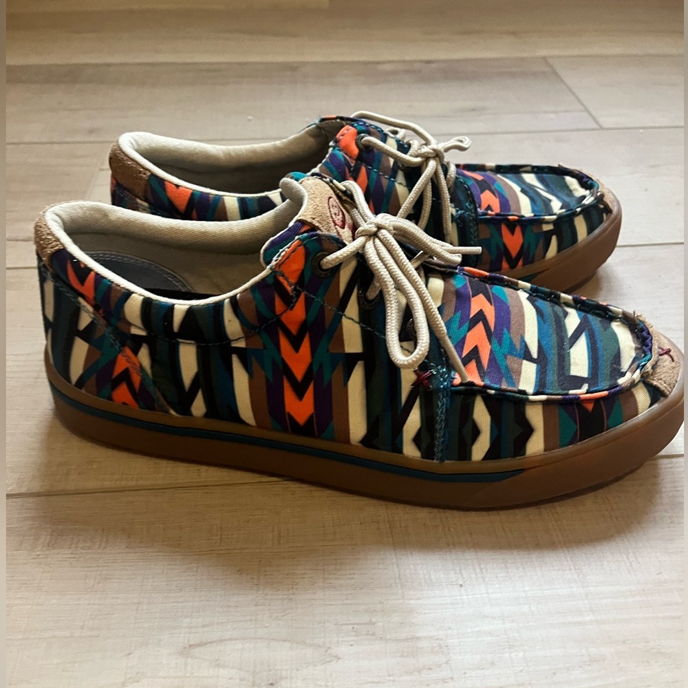 Men’s Twisted X Hooey Loper C Toe – Multi Pattern MHYC019 Size Mens 9.  Western